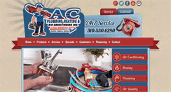 Desktop Screenshot of acplumbingheatingair.com